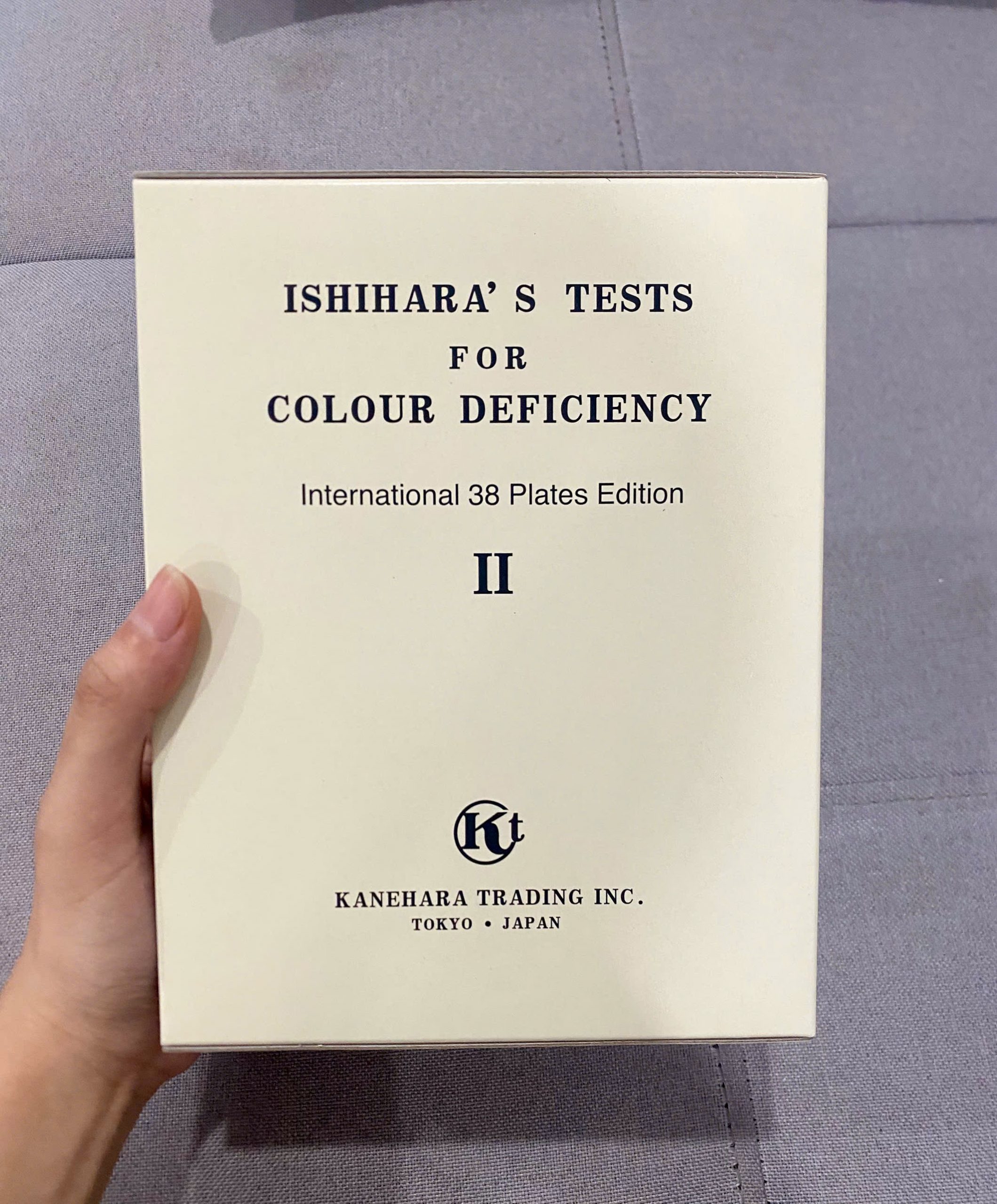 Sách thử mù màu ISHIHARA 38 Tấm 